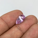 4.61cts, 12mmx7mmx7mm,Heated Kunzite Crystal Facetted Stone @Afghanistan,CTS226