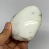 239.6g, 2.8"x3.2"x1.5" Dendrite Opal Heart Polished Healing Crystal Moss, B17293