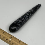 141.6g,5.9"x1" Indigo Gabro Merlinite Stick, Wand,Home Decor,Collectible,B18060