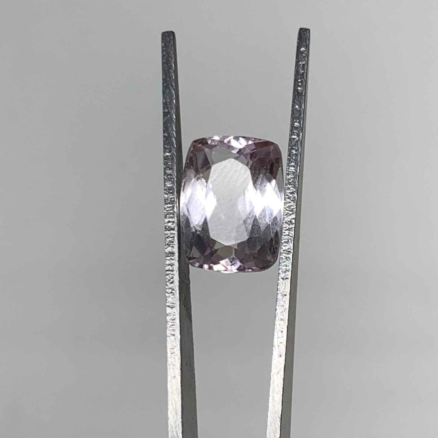 8.18cts, 13mmx10mmx6mm,Heated Kunzite Crystal Facetted Stone @Afghanistan,CTS227