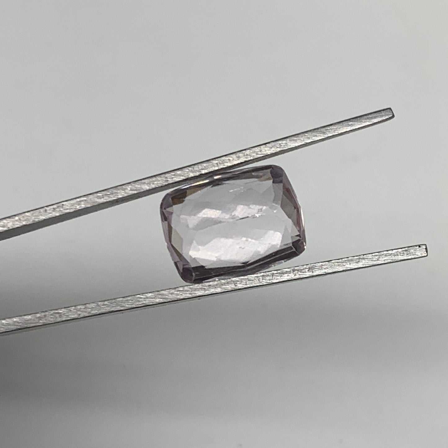 8.18cts, 13mmx10mmx6mm,Heated Kunzite Crystal Facetted Stone @Afghanistan,CTS227