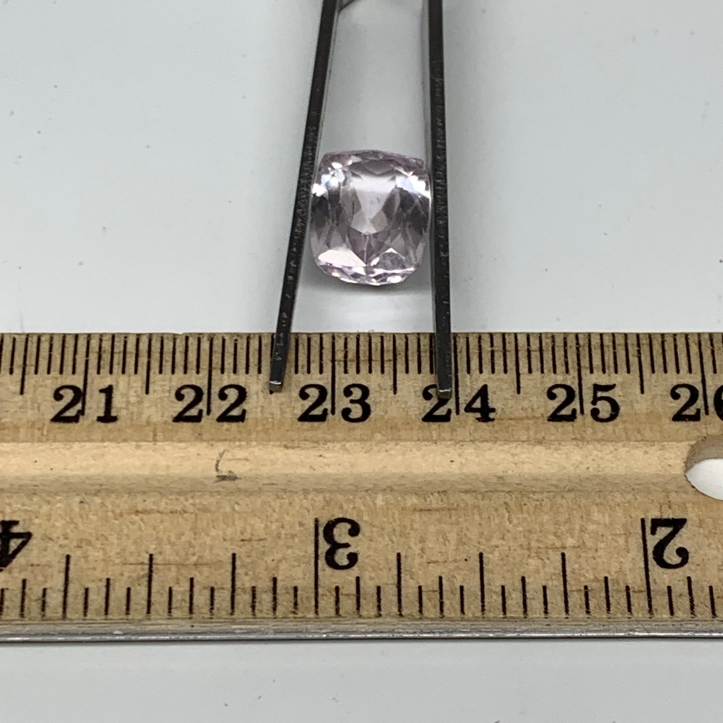 8.18cts, 13mmx10mmx6mm,Heated Kunzite Crystal Facetted Stone @Afghanistan,CTS227