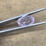 7.49cts, 14mmx9mmx7mm,Heated Kunzite Crystal Facetted Stone @Afghanistan,CTS230