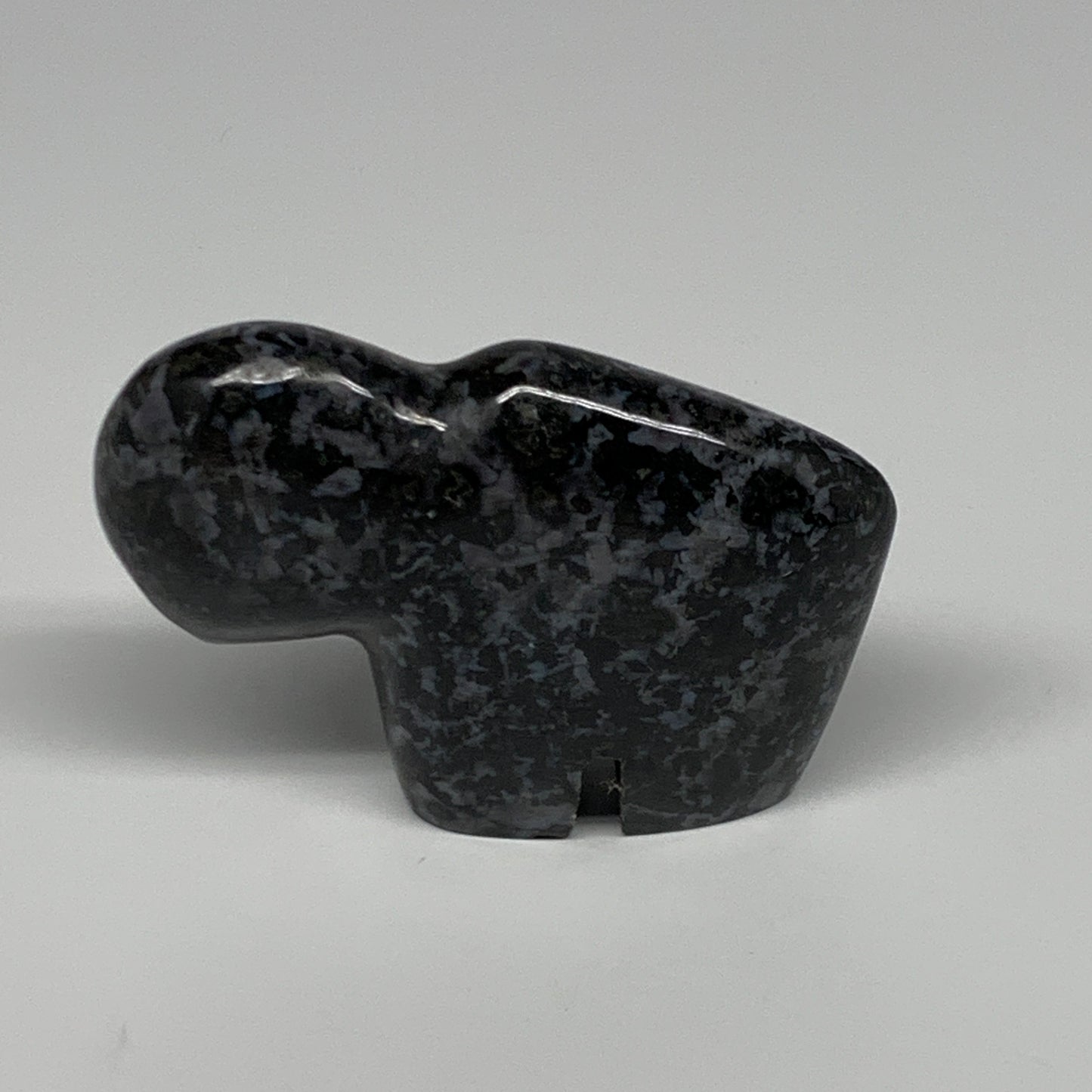 162.5g, 3.2"x2.2"x0.9" Natural Indigo Gabro Merlinite Buffalo @Madagascar,B22897