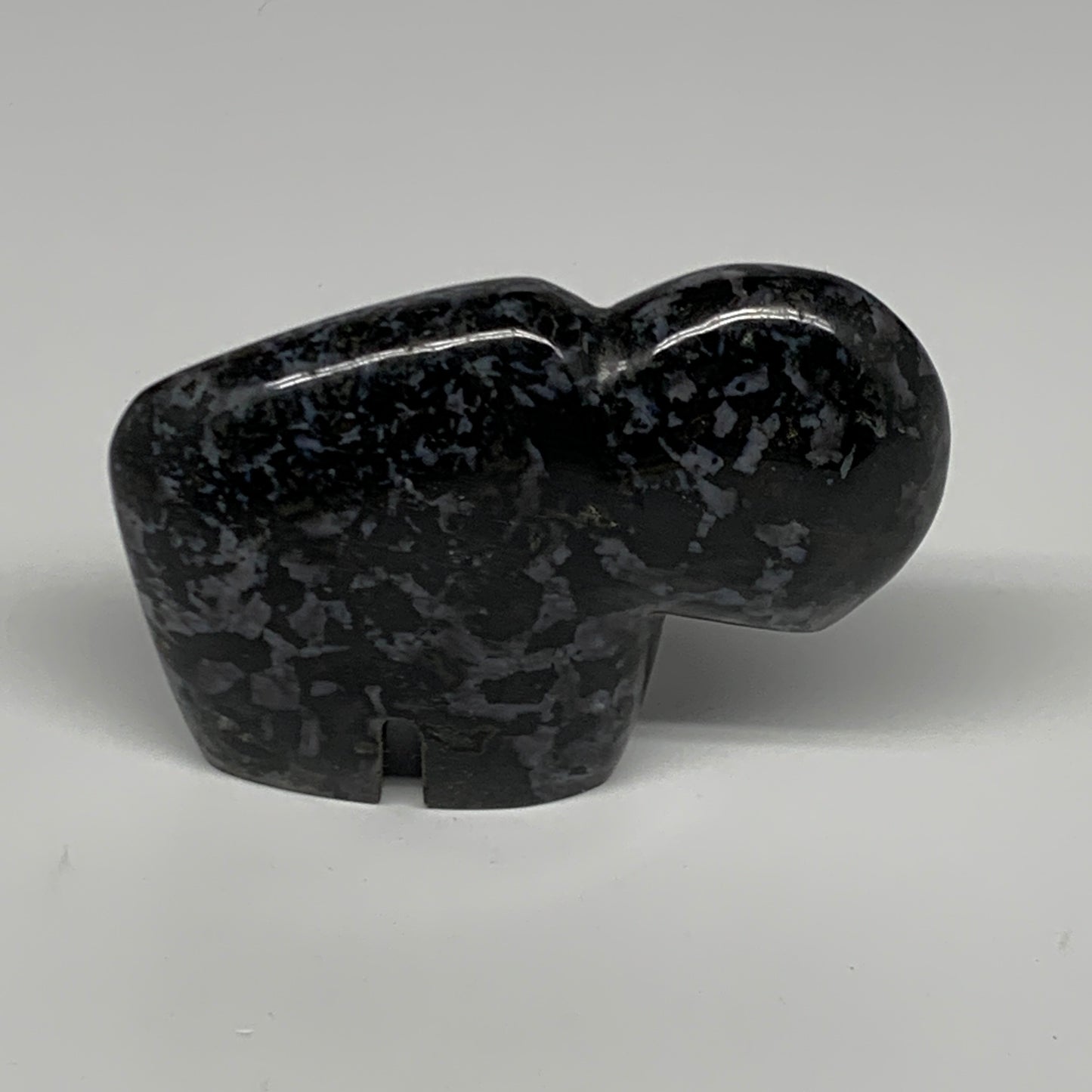 178.1g, 3.3"x2.2"x0.9" Natural Indigo Gabro Merlinite Buffalo @Madagascar,B22898