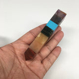 70.9g,7Chakra Multi Stone Bonded Crystal Healing Wand Riki Energy,4.2"x18mm,ST06 - watangem.com