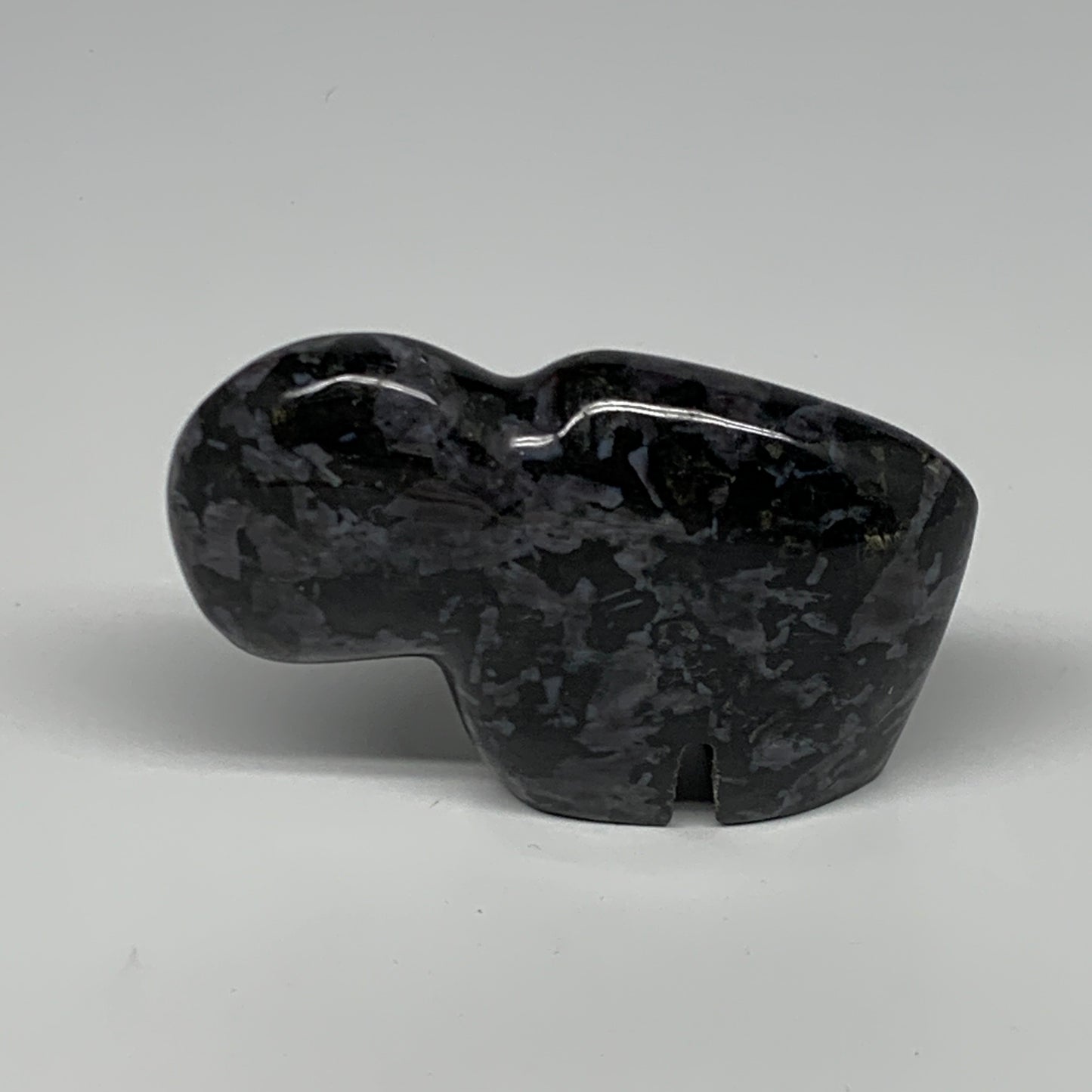 172.4g, 3.2"x2.1"x0.9" Natural Indigo Gabro Merlinite Buffalo @Madagascar,B22899