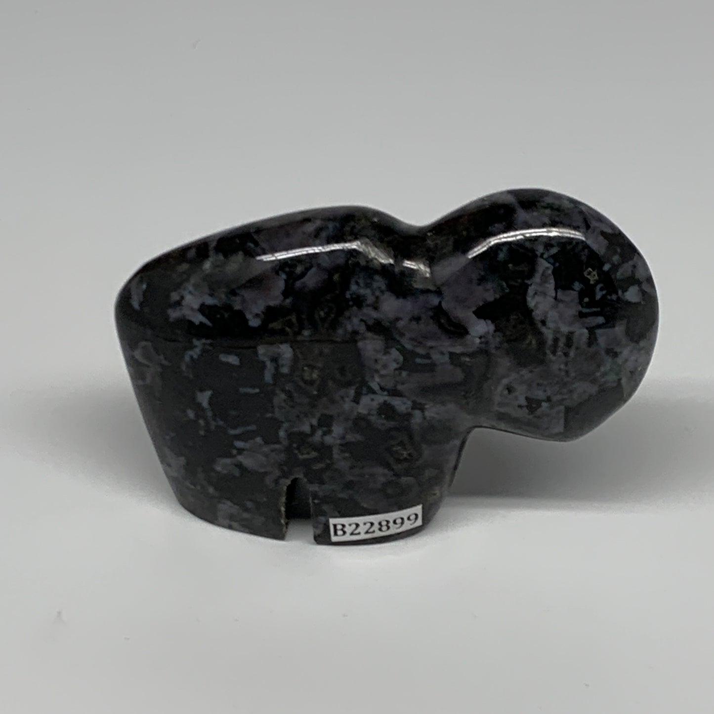 172.4g, 3.2"x2.1"x0.9" Natural Indigo Gabro Merlinite Buffalo @Madagascar,B22899