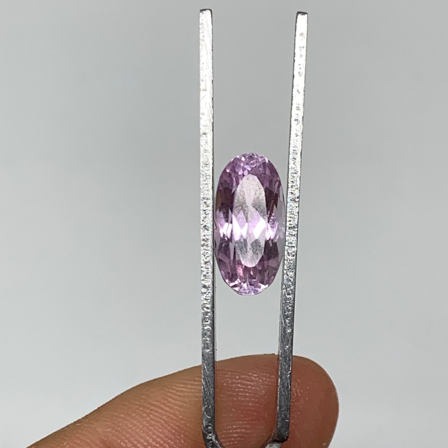 6.39cts, 14mmx7mmx7mm,Heated Kunzite Crystal Facetted Stone @Afghanistan,CTS235