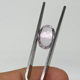 5.30cts, 13mmx8mmx5mm,Heated Kunzite Crystal Facetted Stone @Afghanistan,CTS236