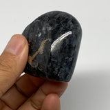 103.5g,2.1"x2.2"x1" Natural Labradorite Heart Small Polished Crystal, B22102