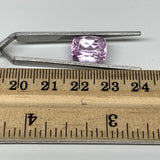 7.98cts, 12mmx9mmx8mm,Heated Kunzite Crystal Facetted Stone @Afghanistan,CTS237