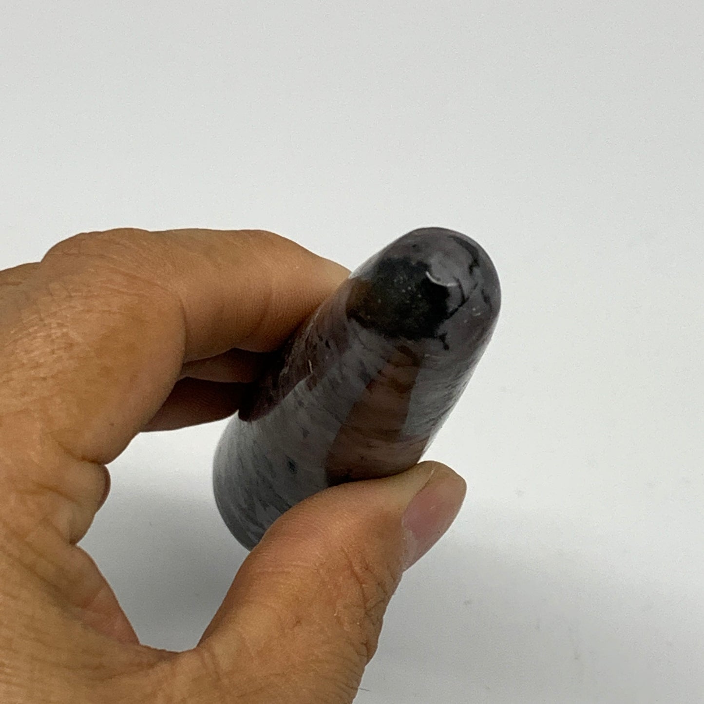 136g,4.8"x1.1" Indigo Gabro Merlinite Stick, Wand,Home Decor,Collectible,B18072