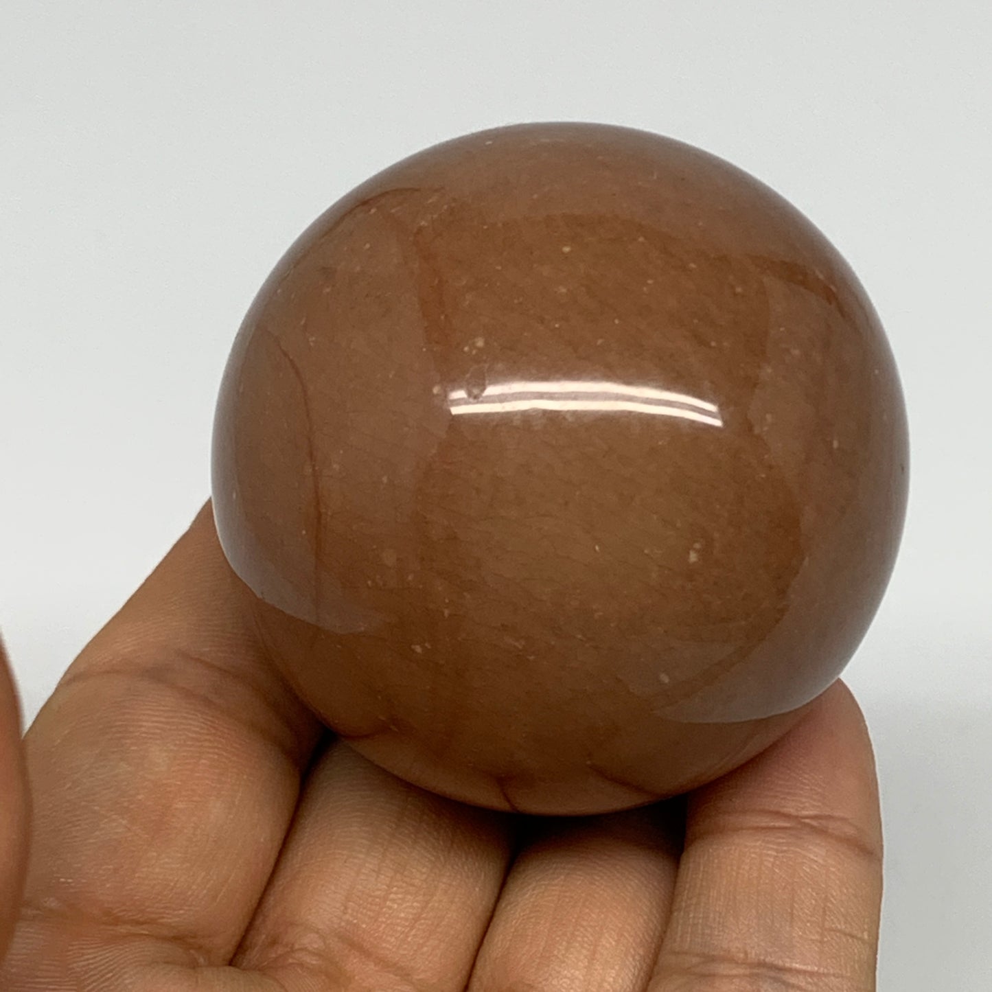 174.8g, 2" (51mm), Small Polychrome Jasper Sphere Ball Crystal Reiki @Madagascar