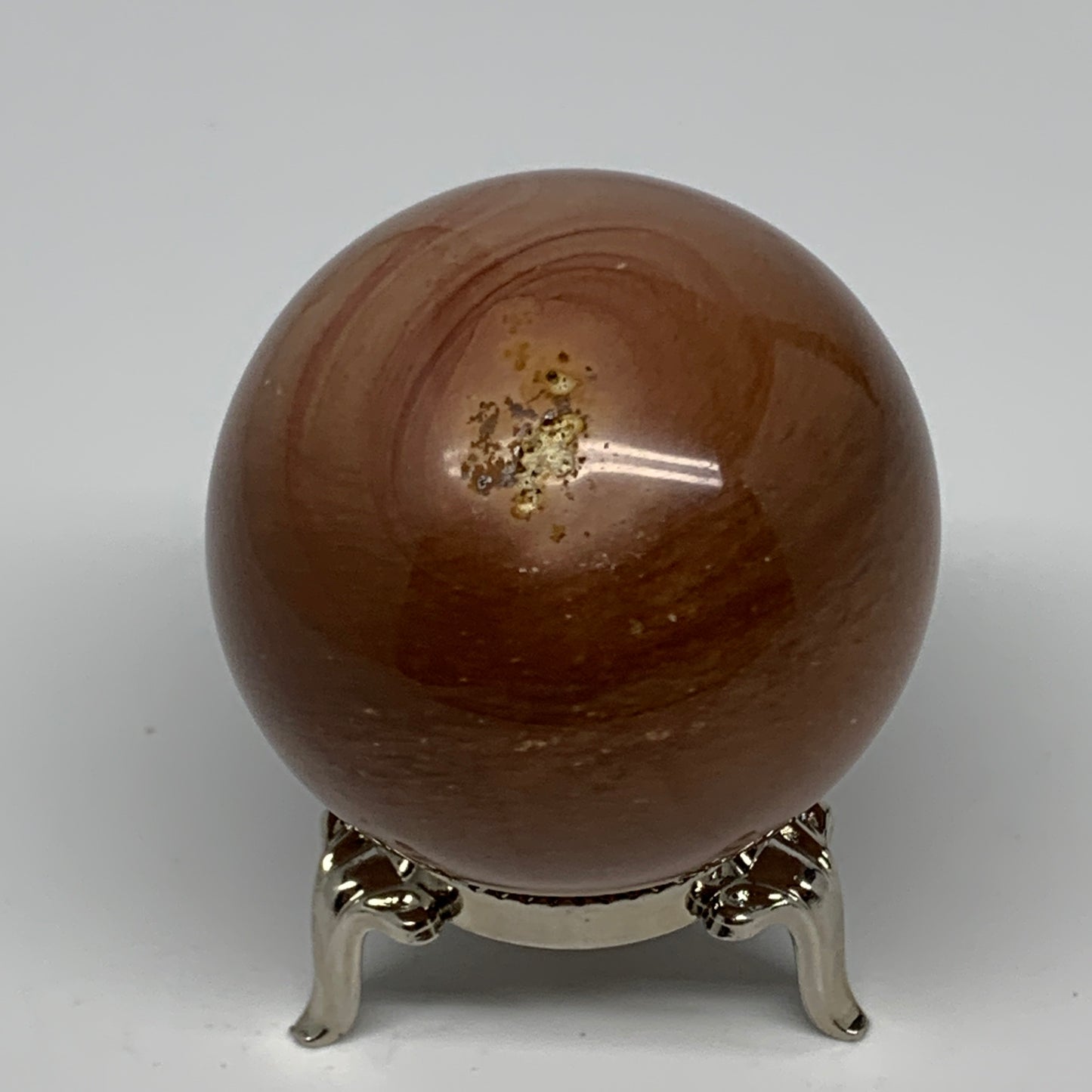 174.8g, 2" (51mm), Small Polychrome Jasper Sphere Ball Crystal Reiki @Madagascar