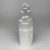 7.48 lb,11.5"x3.9" White Selenite (Satin Spar) Rough Lamp W/Chord @Morocco,B1238