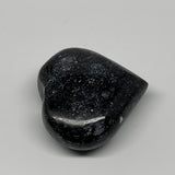 90.5g, 1.9"x2.1"x0.9", Natural Labradorite Heart Polished Crystal Home Decor, B2