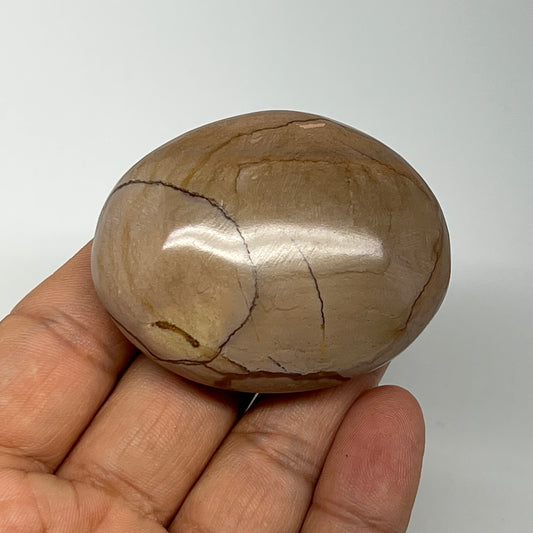 72.4g, 2.1"x1.7"x0.9" Picture Jasper Palm-Stone Gemstone Home Decor, B20280