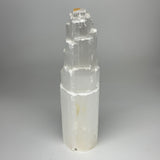 5.83 lb,12"x3.3" White Selenite (Satin Spar) Rough Lamp W/Chord @Morocco,B12383
