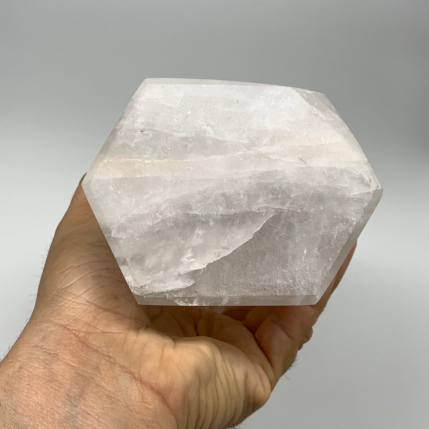 2728g,9.75"x3.8"x2.9" Natural Quartz Crystal Tower Point Obelisk @Madagascar,B62