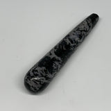 104.1g,5"x0.9" Indigo Gabro Merlinite Stick, Wand,Home Decor,Collectible,B18084