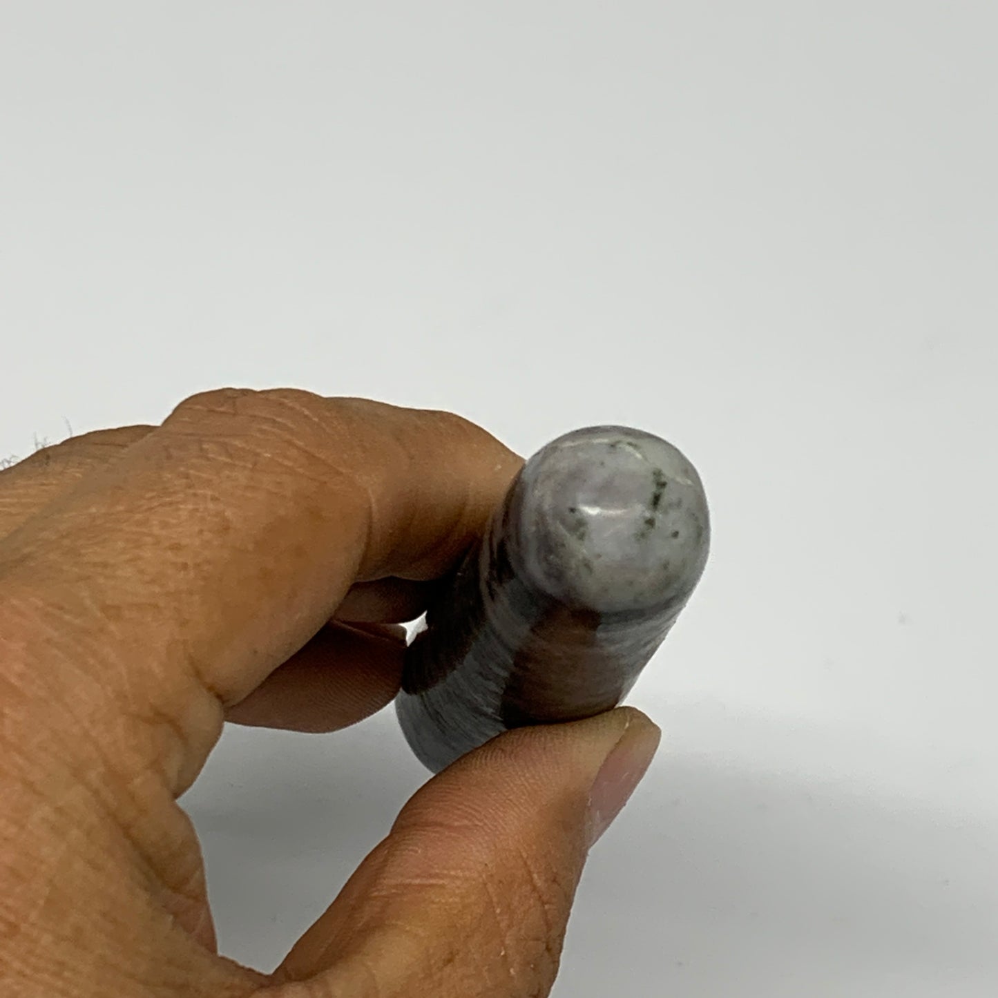 82.8g,4"x0.9" Indigo Gabro Merlinite Stick, Wand,Home Decor,Collectible,B18086