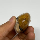 81.3g, 2.4"x1.6"x1", Yellow Ocean Jasper Palm-Stone @Madagascar, B18087