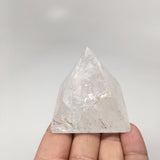 146.1 Grams Natural Handmade Gemstone Crystal Clear Quartz Pyramid India, D227