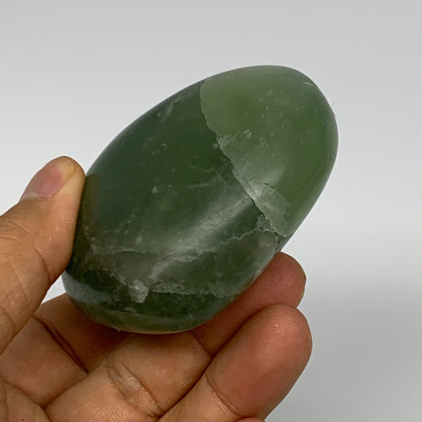 238.7g, 2.3" x 2.9" x 1.4" Fluorite Heart Healing Crystal @Madagascar, B17317