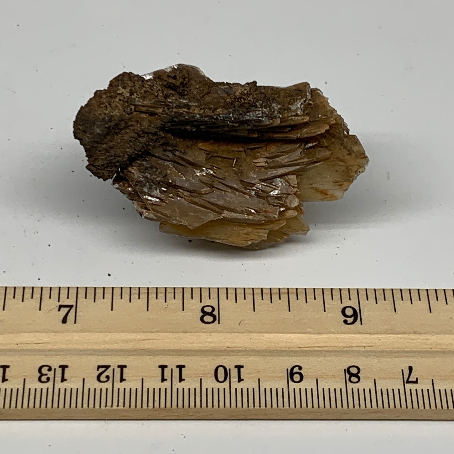 56.5g, 2.1"x1.5"x1.1", Natural Blue Barite Mineral Specimen @Morocco, B10762