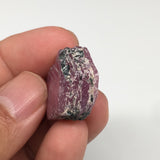 13g, 25mm x 21mm, Natural Ruby Crystal Slice Corundum Mineral Specimen, RC04