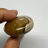 73.6g, 2.4"x1.6"x0.9", Yellow Ocean Jasper Palm-Stone @Madagascar, B18092