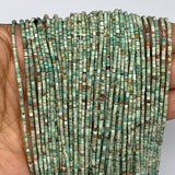 1 strand, 1mm, Tiny Size Natural Turquoise Beads Strand Tube @Pakistan, B13129