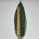 1 strand, 1-2mm, Tiny Size Natural Turquoise Beads Strand Tube @Pakistan, B13133