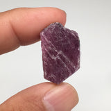 12.4g, 25mm x 16mm, Natural Ruby Crystal Slice Corundum Mineral Specimen, RC16