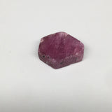11.8g, 25mm x 22mm, Natural Ruby Crystal Slice Corundum Mineral Specimen, RC18