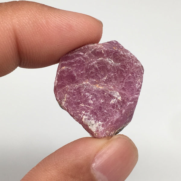 13.3g, 22mm x 20mm, Natural Ruby Crystal Slice Corundum Mineral Specimen, RC19