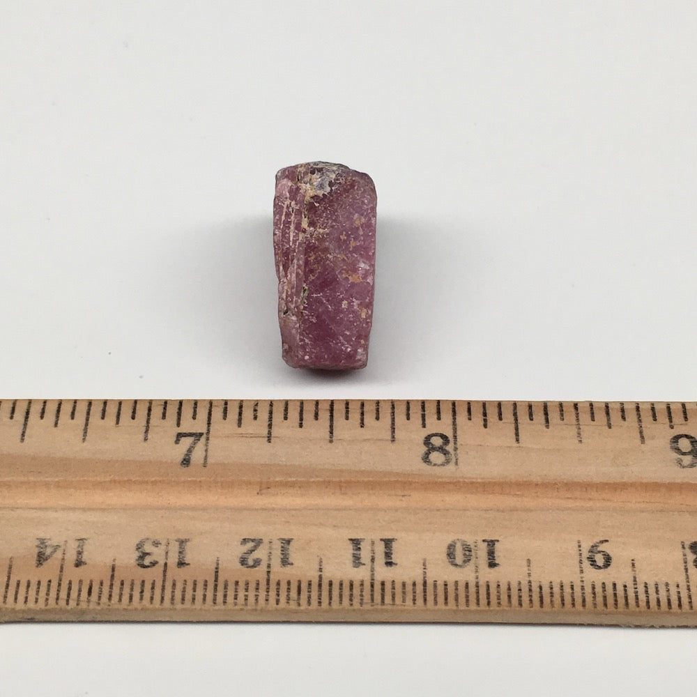 13.3g, 22mm x 20mm, Natural Ruby Crystal Slice Corundum Mineral Specimen, RC19