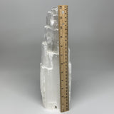6.3 lb,11.75"x3.3" White Selenite (Satin Spar) Rough Lamp W/Chord @Morocco,B1240