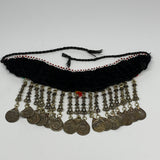 216g, 12"x5.5"Kuchi Choker Necklace Multi-Color Tribal Gypsy Bohemian,B14029
