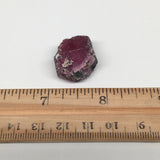 12.3g, 25mm x 20mm, Natural Ruby Crystal Slice Corundum Mineral Specimen, RC23