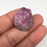 12.1g, 23mm x 20mm, Natural Ruby Crystal Slice Corundum Mineral Specimen, RC26
