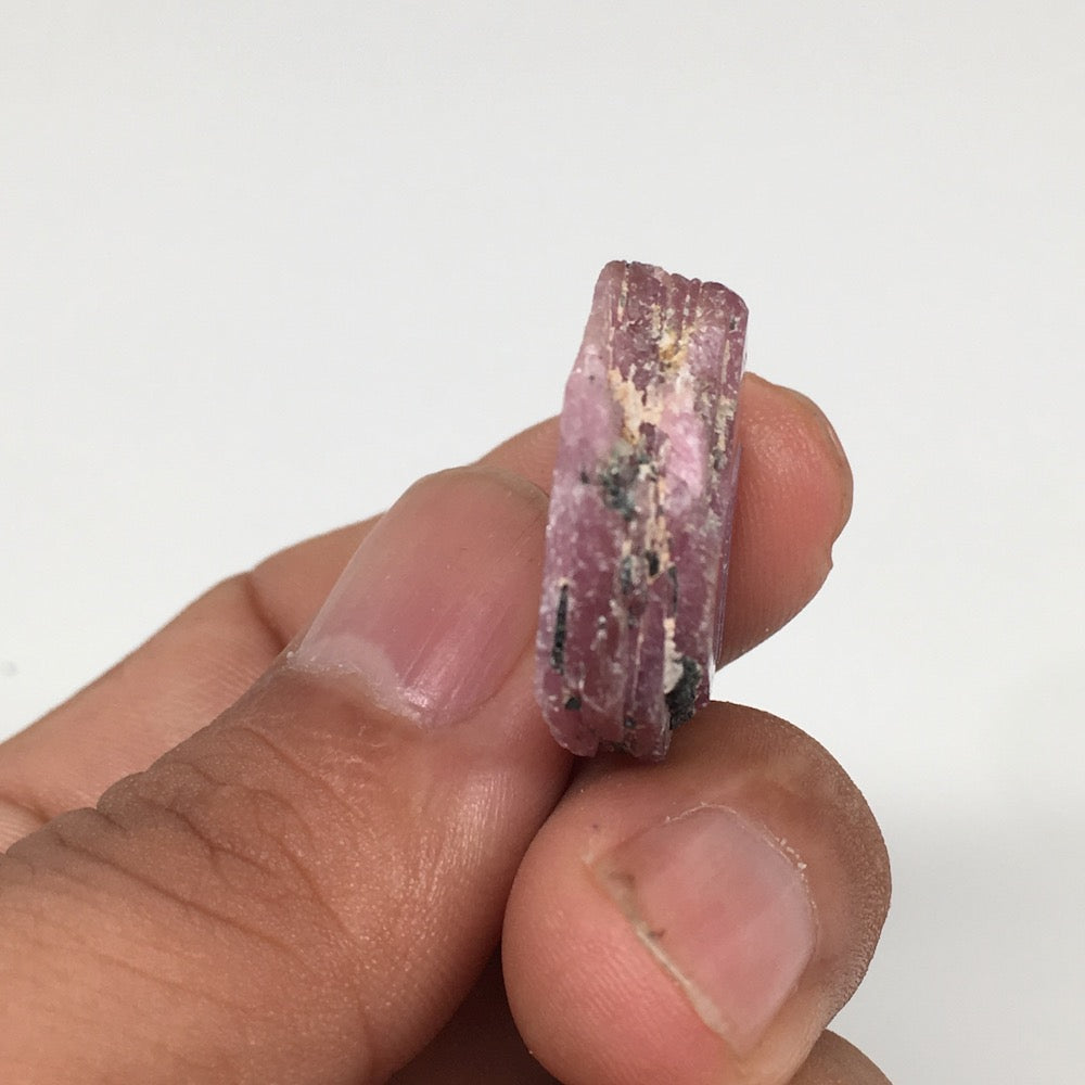 10.2g, 26mm x 22mm, Natural Ruby Crystal Slice Corundum Mineral Specimen, RC27