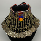 275g, 12"x5"Kuchi Choker Necklace Multi-Color Tribal Gypsy Bohemian,B14034
