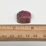 9.7g, 22mm x 21mm, Natural Ruby Crystal Slice Corundum Mineral Specimen, RC28