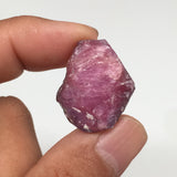 13.5g, 25mm x 19mm, Natural Ruby Crystal Slice Corundum Mineral Specimen, RC29