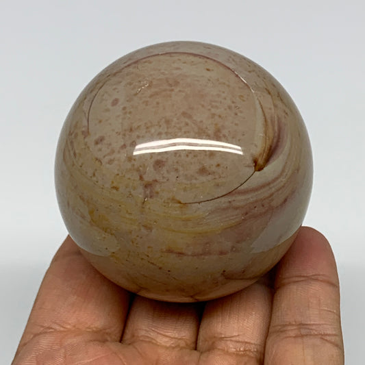 247.7g, 2.3" (57mm), Polychrome Jasper Sphere Ball Crystal Reiki @Madagascar, B1