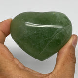 164.9g, 2" x 2.7" x 1.2" Fluorite Heart Healing Crystal @Madagascar, B17345