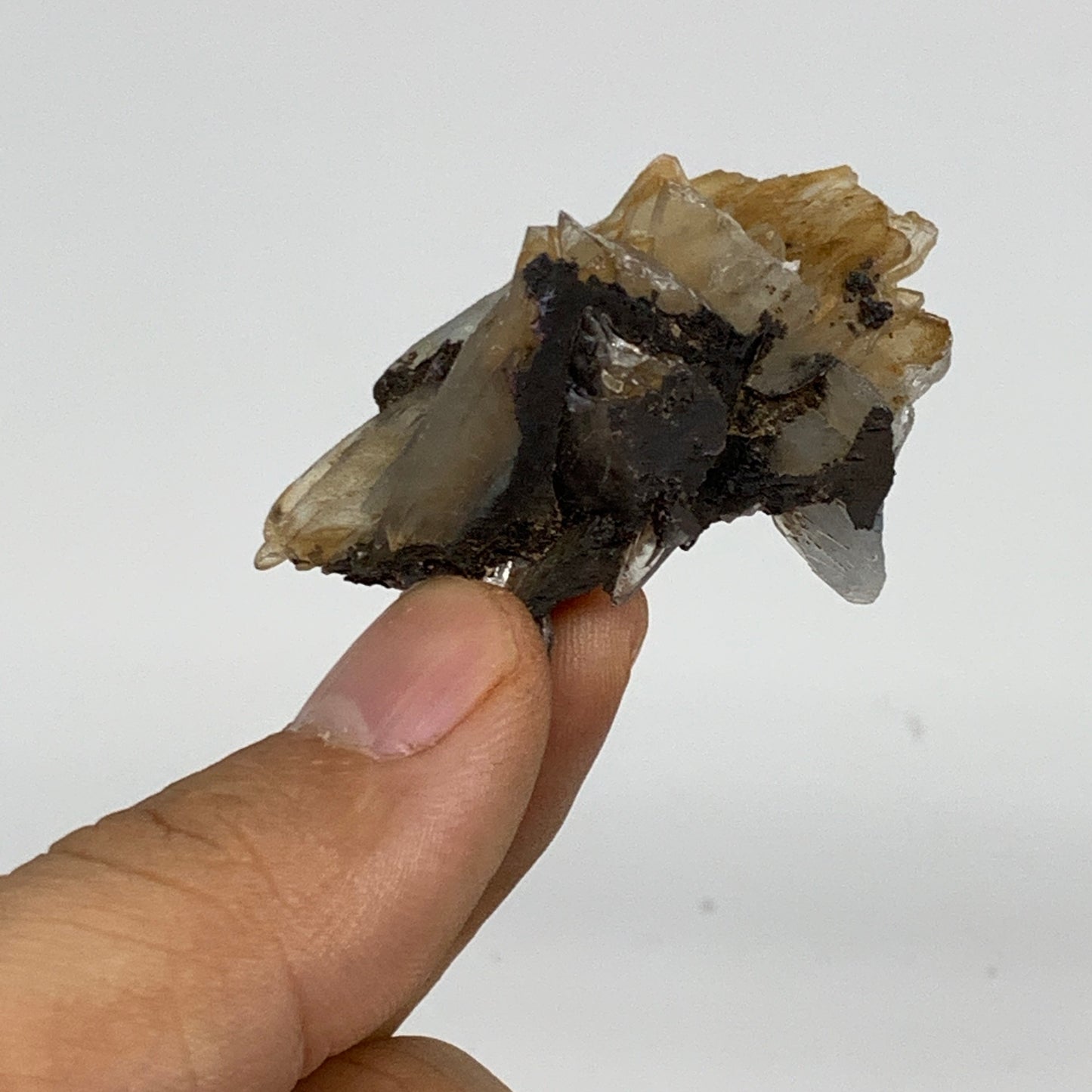 27g, 1.9"x1.2"x0.8", Small Blue Barite Mineral Specimen @Morocco, B10793