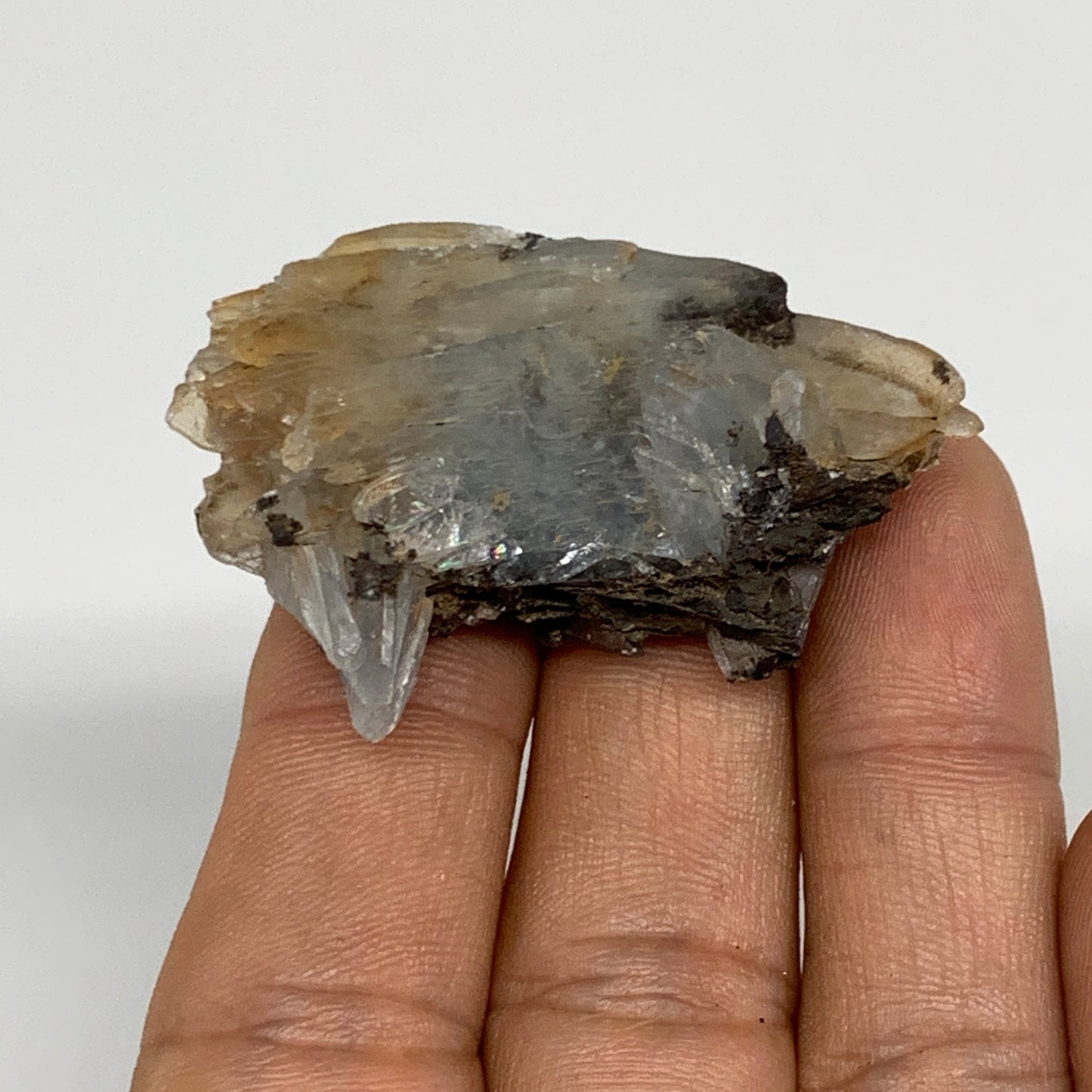 27g, 1.9"x1.2"x0.8", Small Blue Barite Mineral Specimen @Morocco, B10793